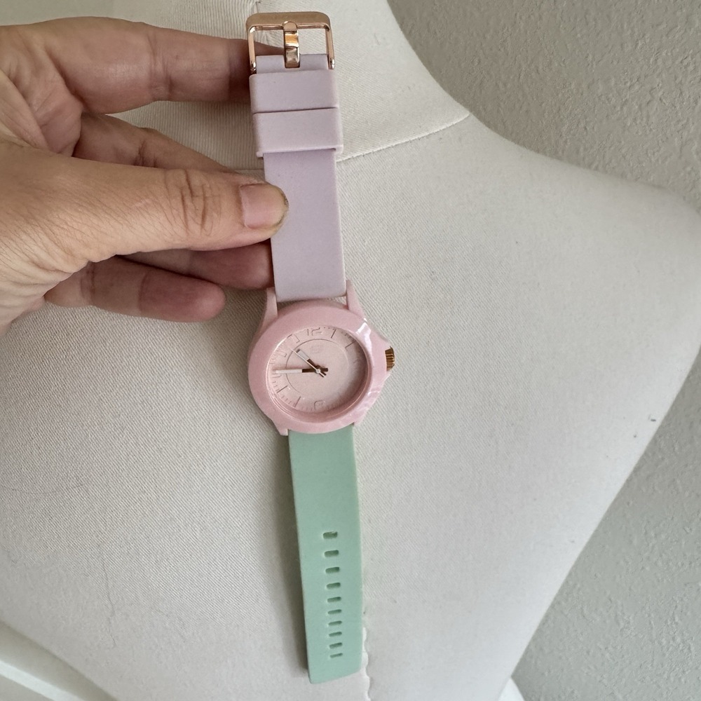 Sketchers Pink Mint Lavender Rosencrans Quartz Watch Rose Gold Tone Works